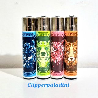 4 Accendini Clipper Design Animali