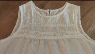 Blusa sin mangas mujer blanca
