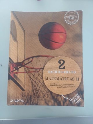 Matemáticas II. 2o de Bachillerato