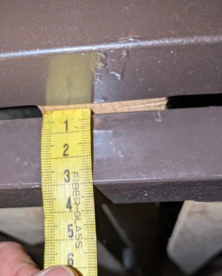 Somier 190 cm metal y madera