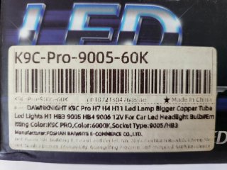 Kit Bombillas LED Coche 9005/HB3 6000K