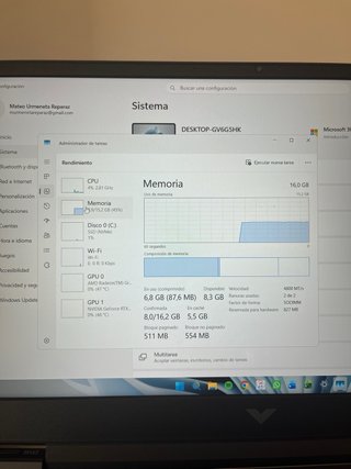 Portátil HP Victus 16 Gris