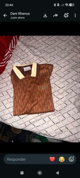 Conjunto Lacoste M Marrón