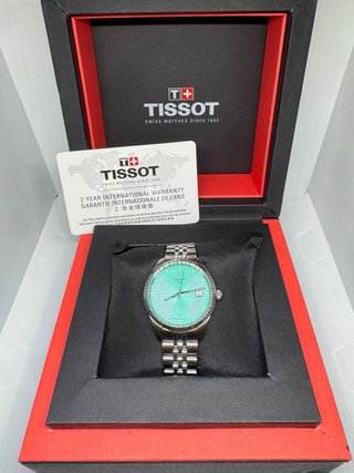 Tissot Ballade Azul Tiffany Full Set