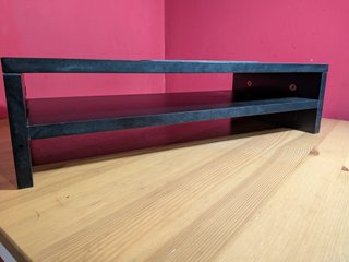 Soporte Elevador Monitor Negro