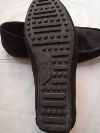 Mocasines Ante Negro H&M Talla 41