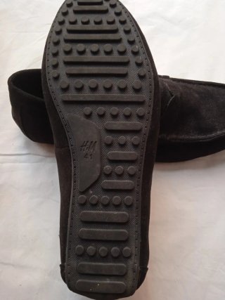 Mocasines Ante Negro H&M Talla 41