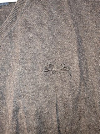 Jersey Superdry Gris Talla L