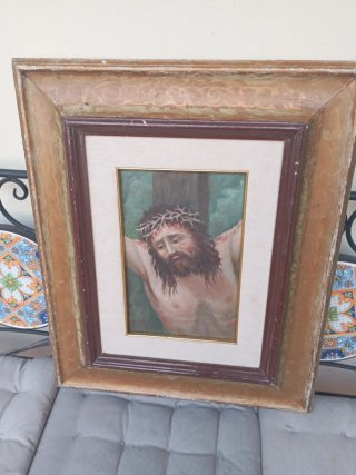 Quadro Pintura olio P. Borriello 75 Pittore Tosca