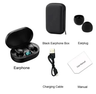 Auriculares Bluetooth Negros