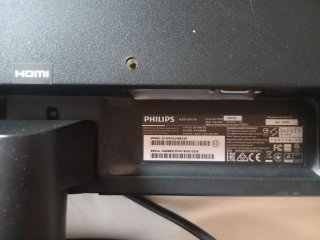 Monitor Philips 21.5 Nero