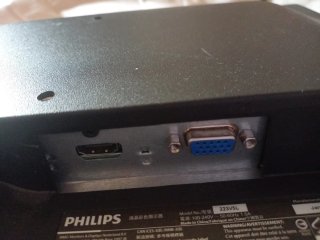 Monitor Philips 21.5 Nero