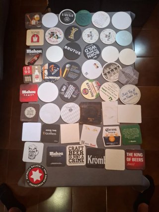 Set di 49 Sottobicchieri per Birra Assortiti