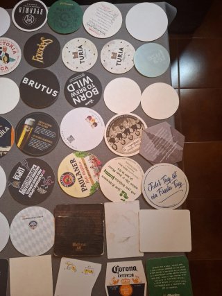 Set di 49 Sottobicchieri per Birra Assortiti