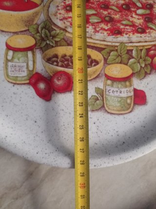 4 Piatti Pizza Vintage Stovit 31cm Ceramica