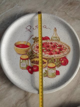 4 Piatti Pizza Vintage Stovit 31cm Ceramica