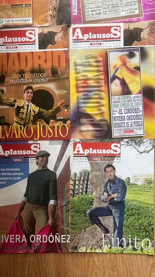 Colección Revistas Aplausos Toros