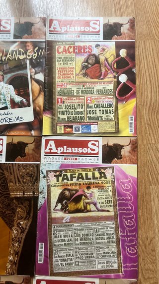 Colección Revistas Aplausos Toros