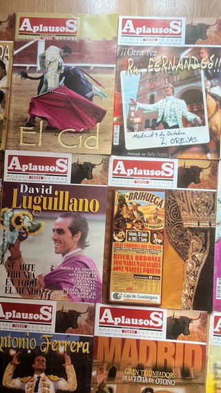 Colección Revistas Aplausos Toros