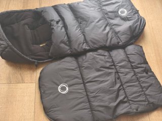 Saco para carrito de bebé negro marca Bugaboo