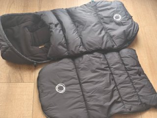 Saco para carrito de bebé negro marca Bugaboo