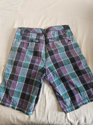Bermudas Quiksilver Hombre Talla M Cuadros