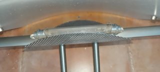 Lámpara de techo moderna plateada y blanca