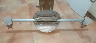 Lámpara de techo moderna plateada y blanca