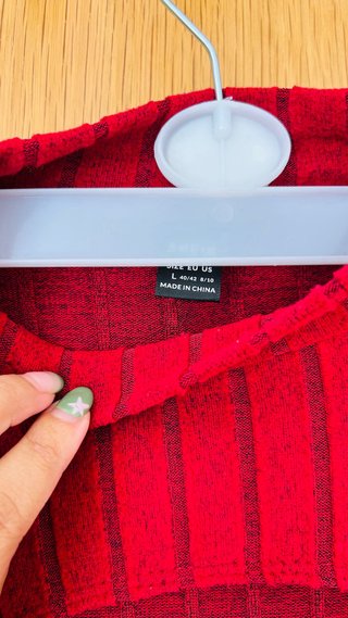 Vestido largo rojo elastico