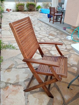 Conjunto 4 Sillas Madera Maciza.