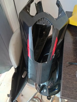 Carenado Aprilia 49rs Blanco/Amarillo