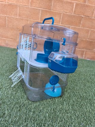 Jaula Hámster Dúplex con Accesorios