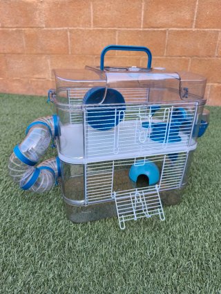 Jaula Hámster Dúplex con Accesorios