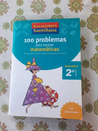 CUADERNO VACACIONES SANTILLANA 100 PROBLEMAS PA...