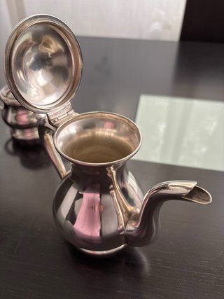 Juego café alpaca vintage