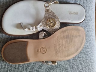 Sandalias Michael Kors Beige/Blanco