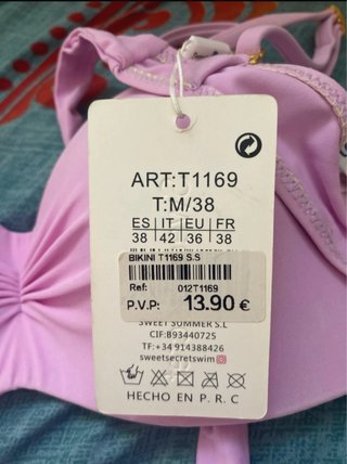 Bikini rosa dos piezas