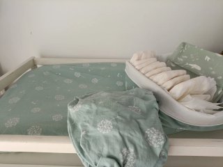 Cambiador Bebé Ikea+2 fundas+bolsa pañales y sobre