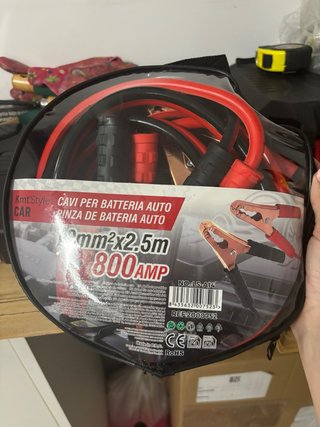 Pinzas Bateria Coche 800 AMP nuevo nunca usado.