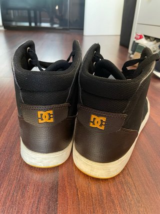 Zapatillas DC Shoes Bota Negras Naranja