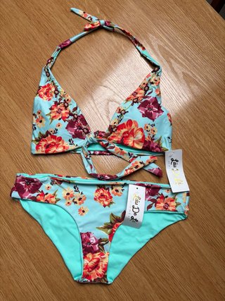 Bikini Lau De Lá Estampado Floral