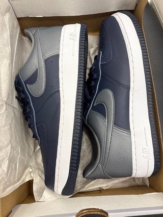Nike Air Force 1 Scarpe Blu Grigio Doppio Colore