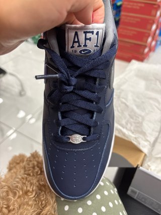 Nike Air Force 1 Scarpe Blu Grigio Doppio Colore