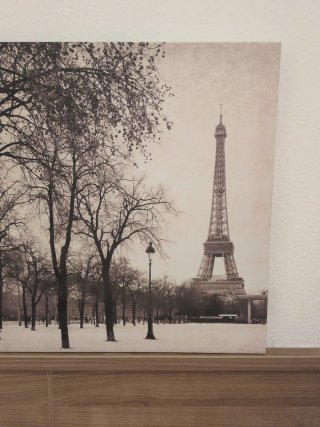 Cuadro Torre Eiffel Invierno