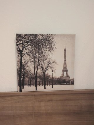 Cuadro Torre Eiffel Invierno