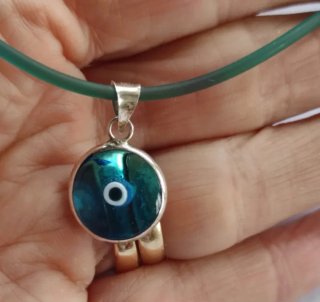 Colgantes Perlas Murano Nácar Plata