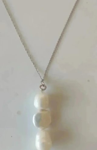 Colgantes Perlas Murano Nácar Plata