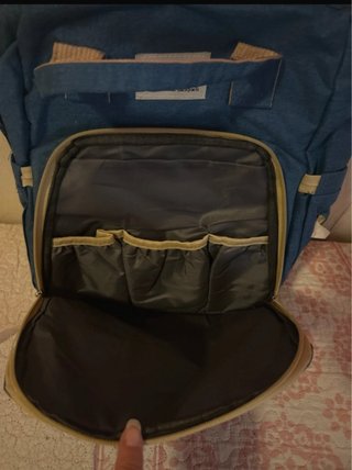 Mochila cambiador bebé con cuna portátil