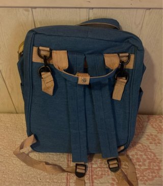 Mochila cambiador bebé con cuna portátil