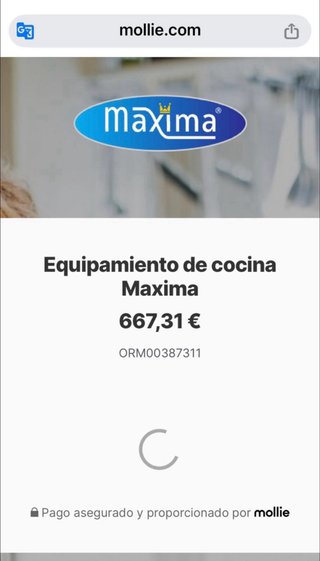 Máquina Maxima para 100 mini-pancake